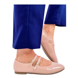 Patent Mary Jane Liths Nude ballet flats - Inello pink Patent Mary Jane Liths Nude ballet flats - Inello pink