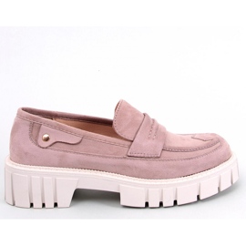 Chandra Khaki platform loafers - Inello purple