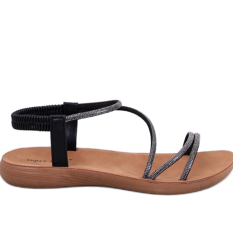 Light women's sandals Prostis Black - Inello