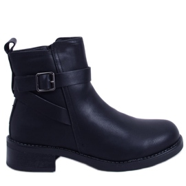 Rubio Black women's grain Chelsea boots - Inello