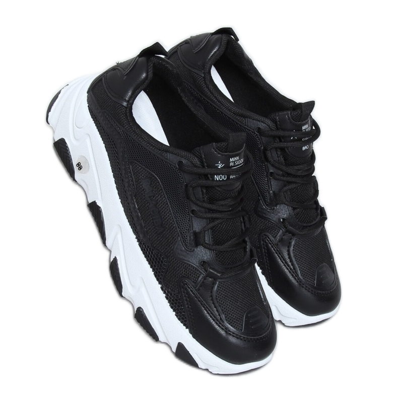 Women's Sports Shoes Black NB373P Black - Inello