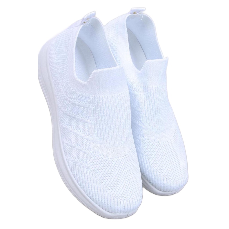 Groppi White slip-on sock shoes - Inello