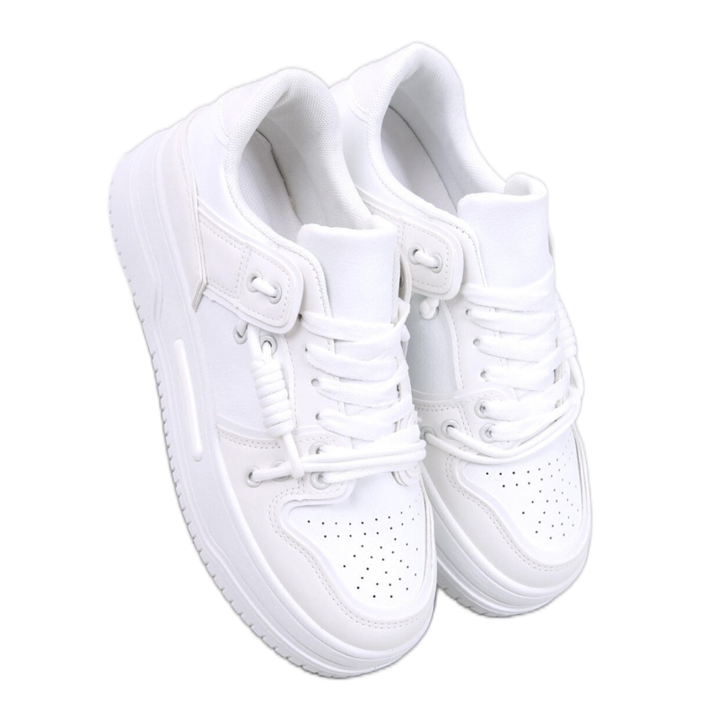 Clavell White high-soled sneakers - Inello