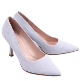 Giorgia Gray women's suede high heels - Inello grey Giorgia Gray women's suede high heels - Inello grey