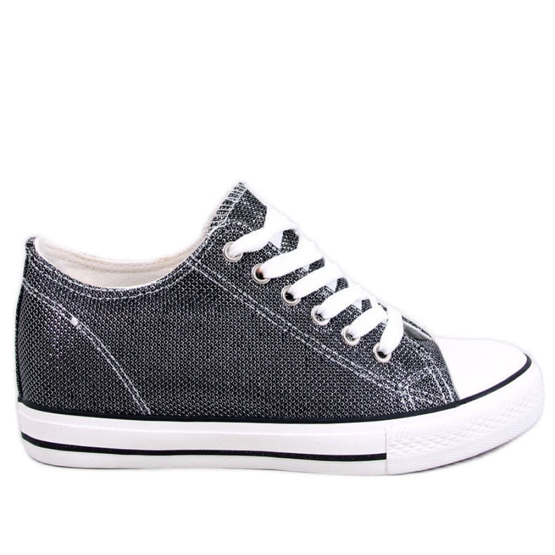 Foss Black wedge sneakers - Inello