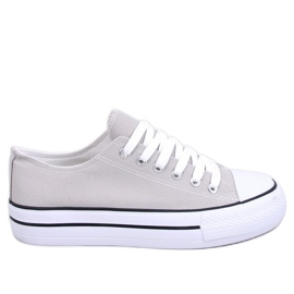 Classic women's sneakers Fargis Gray - Inello grey
