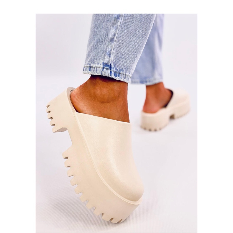 Sandal Ernest Beige foam clogs - Inello