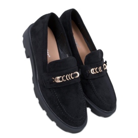 Molla Black women's moccasins - Inello