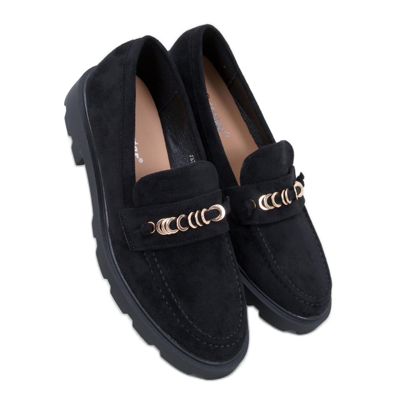 Molla Black women's moccasins - Inello