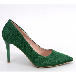 Women's iridescent Maineri Green high heels - Inello