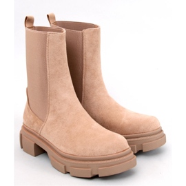 Magers Khaki high-top Chelsea boots - Inello beige