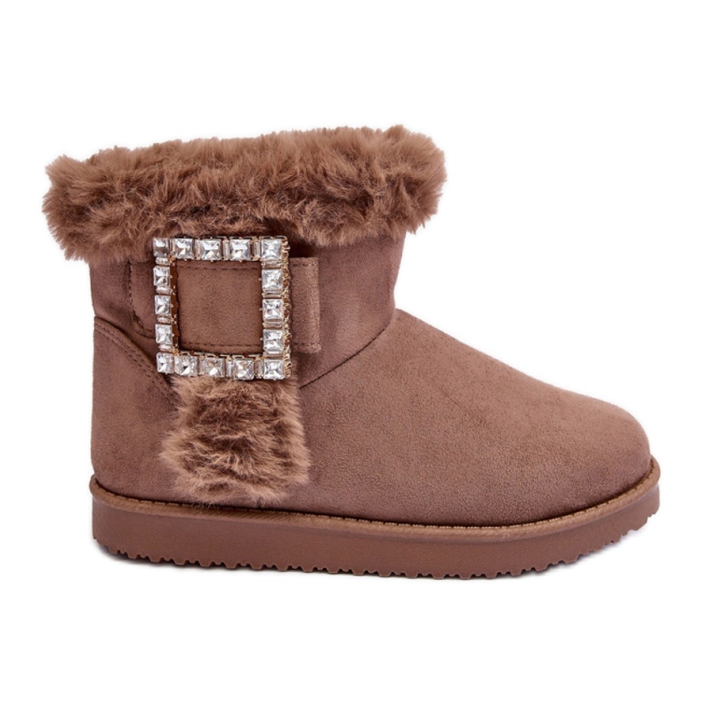 Snow boots Model Dulca VL201P Dark Beige - Step in style