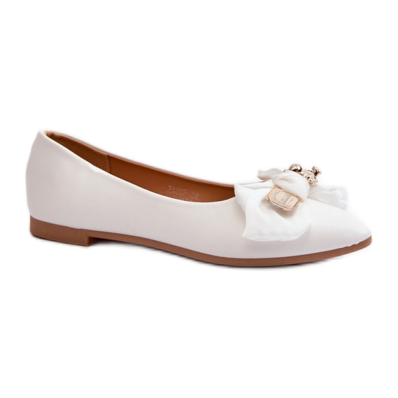 Ballerina shoes Model Satris ZA39P White - Step in style
