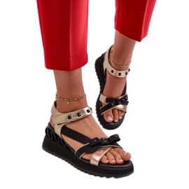 Sandals Model Da CR956 Gold - Step in style yellow