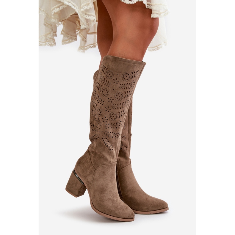 Boots Model Vinceza 16443 Dark Beige - Step in style