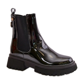 Chelsea boots Model Groesta NS522P Black - Step in style