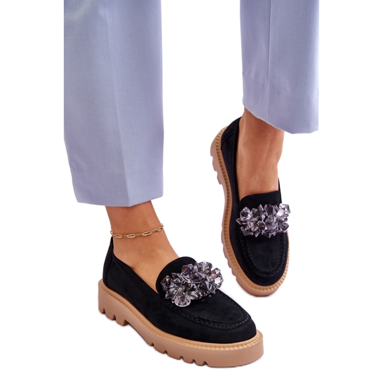 Moccasins Model Demeris 23-10863 Black - Step in style