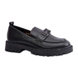 Moccasins Model Vinceza 62187 Black Leather - Step in style