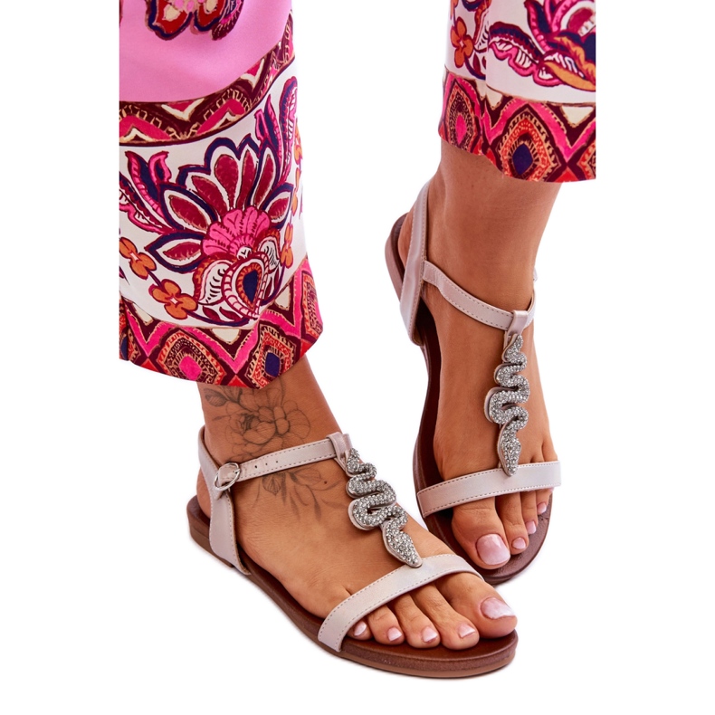 Sandals Model S.Barski KV-5541-42 Beige - Step in style