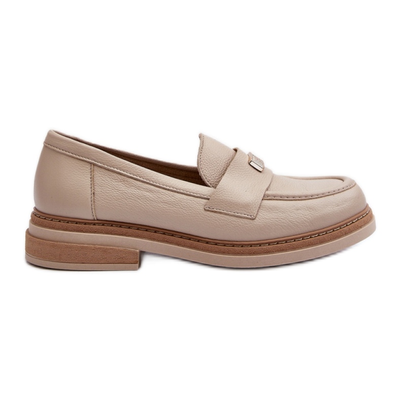 Moccasins Model Zazoo 20165 Beige - Step in style