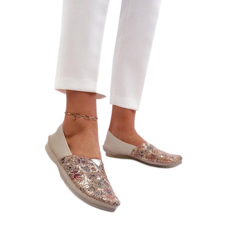 Ballet flats Model Maciejka 1930B-04 Beige - Step in style