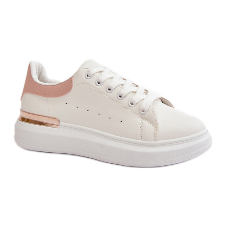 Sneakers Model Nevelena JDJ-18 White/Pink - Step in style
