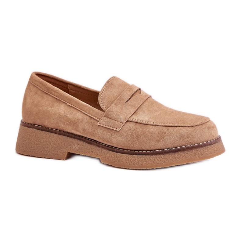 Moccasins Model Belania C-528 Beige - Step in style