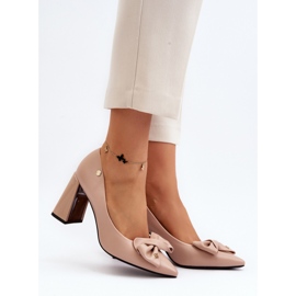 Pumps Model Ariemessa 62104 Beige - Step in style Pumps Model Ariemessa 62104 Beige - Step in style