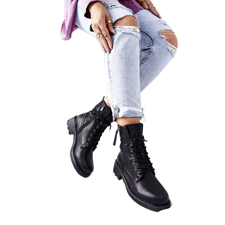 Worker boots Model Maisa 21BT35-4226 Green - Step in style black