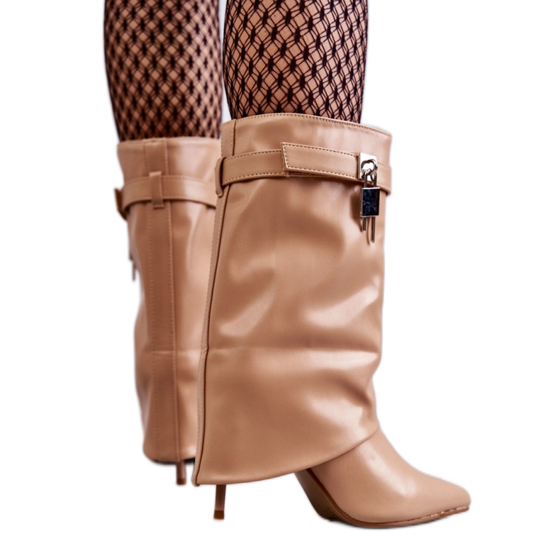 Boots Model Steffi O41 Beige - Step in style