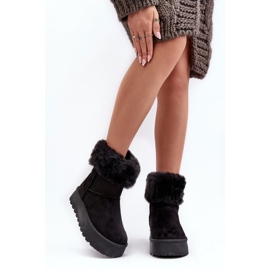 Snow boots Model Rainsa VL215P Black - Step in style
