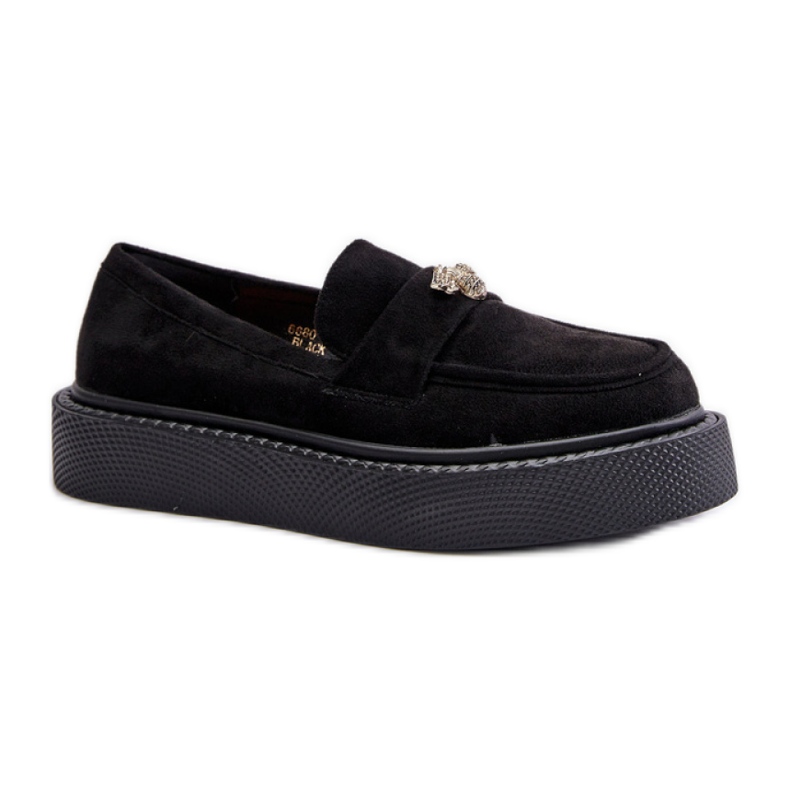 Moccasins Model Erithine 6680 Black - Step in style