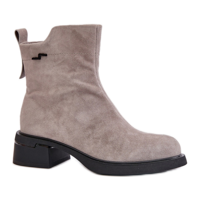 Boots Model Vinceza 66696 Gray Suede - Step in style grey