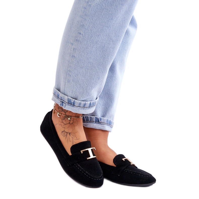 Moccasins Model Carly GO-105 Black - Step in style