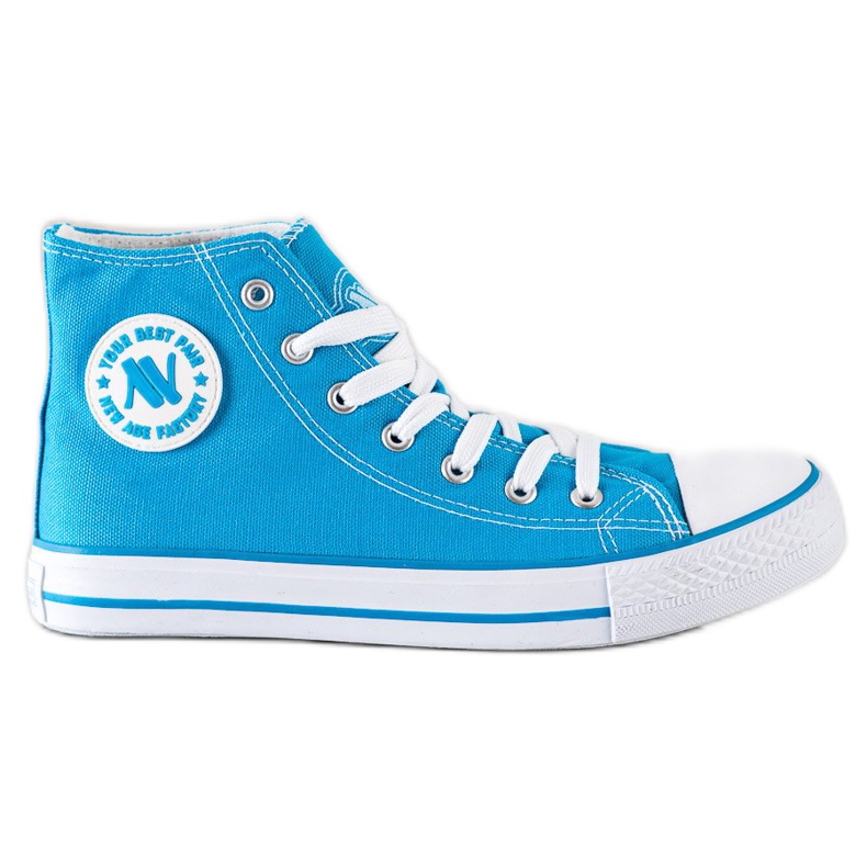 New Age Tied High Sneakers blue