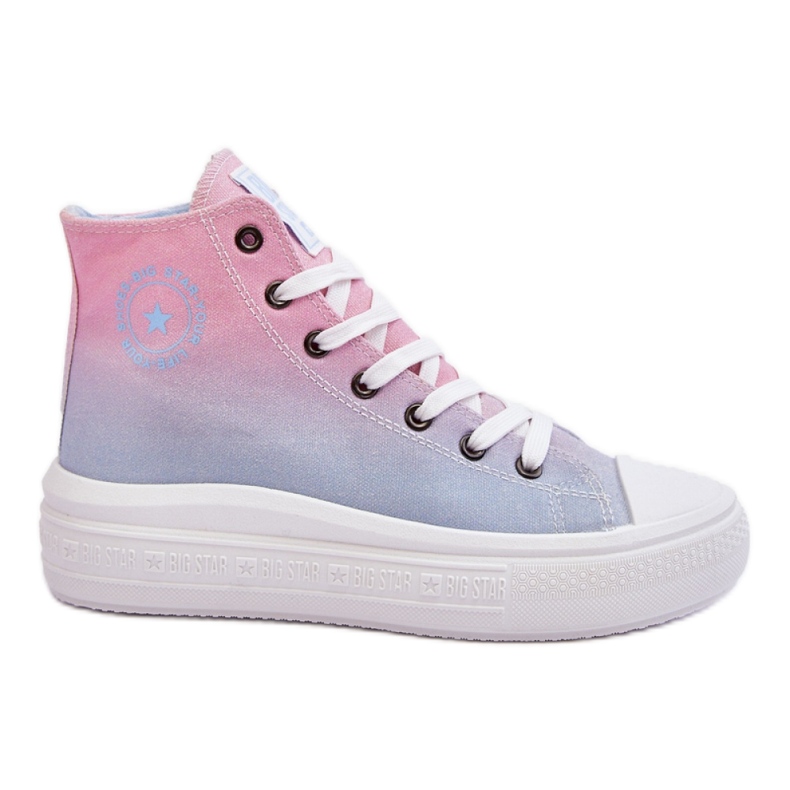 Sneakers Model Big Star LL274A191 Pink/Blue - Step in style multicolored