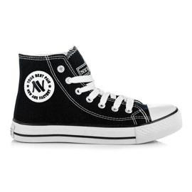 New Age Tied High Sneakers black