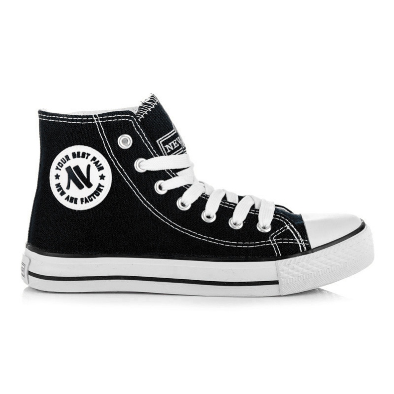 New Age Tied High Sneakers black