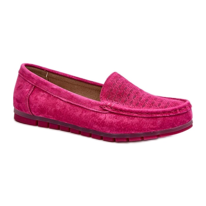 Moccasins Model S.Barski LR755 Fuchsia - Step in style pink