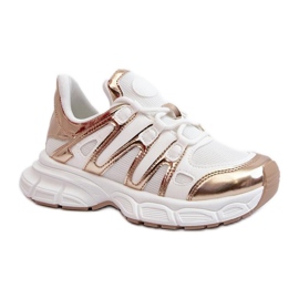 Sports Shoes Model Ahmani NB633P White/Gold - Step in style