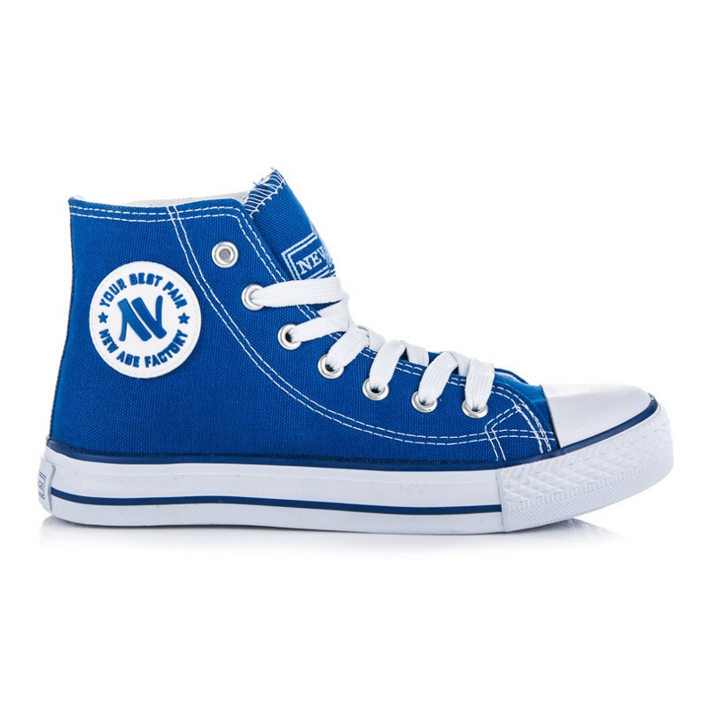 New Age Tied High Sneakers blue