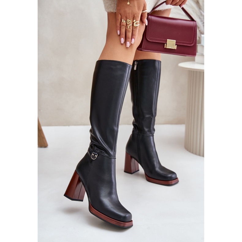 Model Da JC42-39 Black boots - Step in style