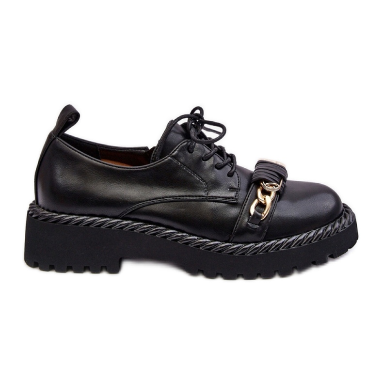 S.Barski Women's black platform shoes