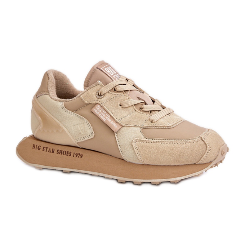 Big Star Beige platform sports shoes Big Star Beige platform sports shoes