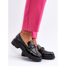 Moccasins Model Imbleria 66616 Black Varnish - Step in style Moccasins Model Imbleria 66616 Black Varnish - Step in style