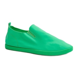 Green women's sneakers