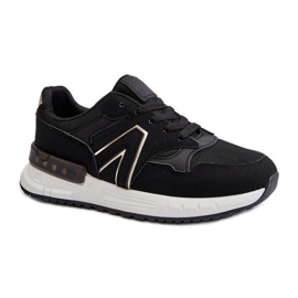 Sports shoes on a delicate Black platform Sports shoes on a delicate Black platform