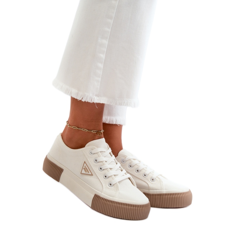 Women's white sneakers