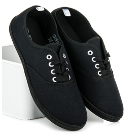 New Age lace-up sneakers black