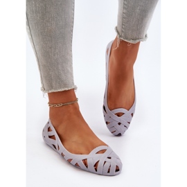 Ballet flats Model Salam BG161P Gray - Step in style grey Ballet flats Model Salam BG161P Gray - Step in style grey